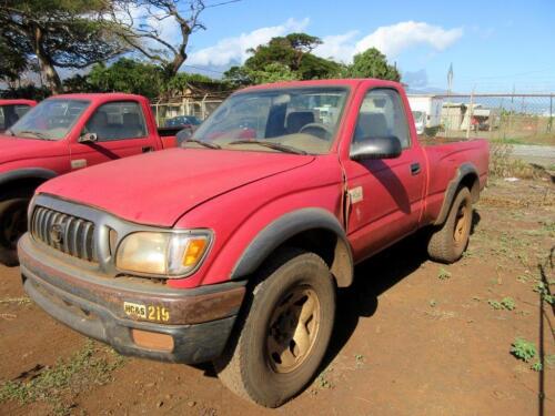 2003 TOYOTA TACOMA 4X4 PICKUP, 136,439 MILES, VIN/SERIAL:5TEPM62N03Z214344, NO TITLE (HC&S No. 219)