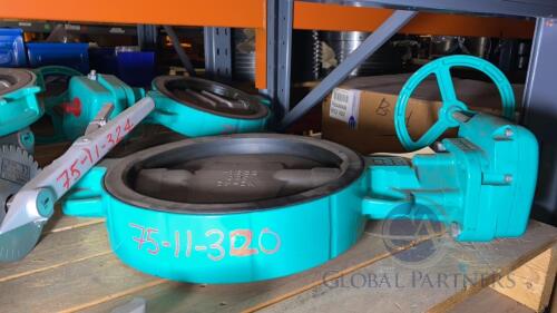 VALVE, COMPLETE ASSEMBLY, 300MM WAFER BUTTERFLY VALVE.