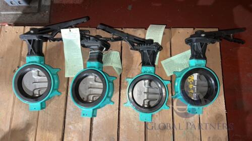 Butterfly valve 100mm (Qty 4)