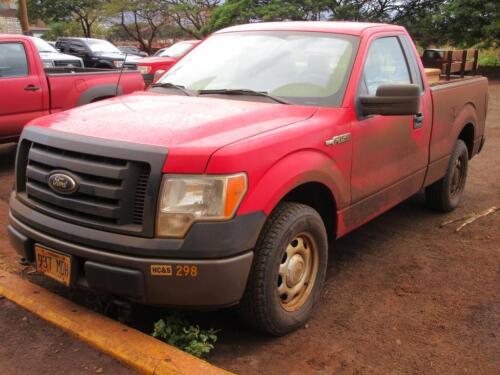 2012 FORD F150 4X4 PICKUP, 67,818 MILES, VIN/SERIAL:1FTMF1EM3CKD98234, LICENSE:937MDH, W/TITLE, (BAD STEERING UNIT) (HC&S No. 298)