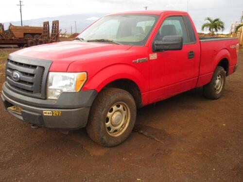 2012 FORD F150 4X4 PICKUP, 53,231 MILES, VIN/SERIAL:1FTMF1EM1CKD98233, LICENSE:936MDH, W/TITLE, (HC&S No. 297)