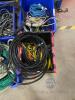 (Qty 6) Plastic Tubs of Various AV Cables and Power Cables - 7