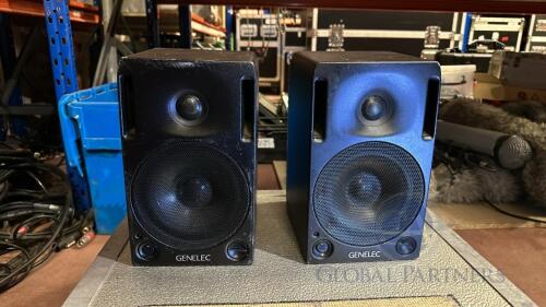 Pair of Genlec 1029A Active Monitor Speakers