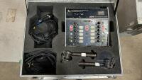 Commentary Kit to Include Glensound GS-CU1001F Commentator Unit, Sennheiser HMD25-1 Broadcast Headsets; 2 X Coles 4104 Lip mics