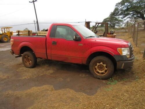 2010 FORD F150 PICKUP, 32,108 MILES, VIN/SERIAL:1FTMF1EW9AKE43482, LICENSE:495MDG, W/TITLE, (BAD TRANSMISSION) AND TIRE, (HC&S No. 350)