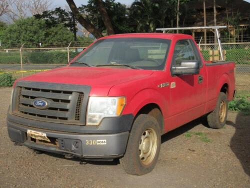 2010 FORD F150 PICKUP, 63,553 MILES, VIN:1FTMF1EW9AKE43479, LICENSE:500MDG, W/TITLE, (HC&S No.330)