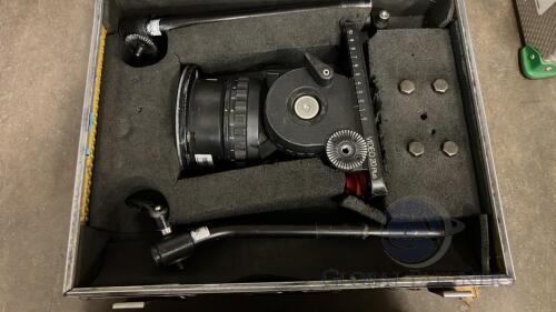 Sachtler Video 20 plus with 2 x pan bars, and flight case