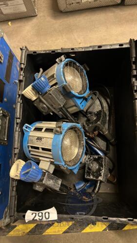 Set of (Qty 2) Arri 650plus Manual Spot Lights