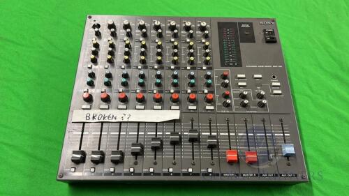 SONY Audio mixer MXP-290 (Faulty?)