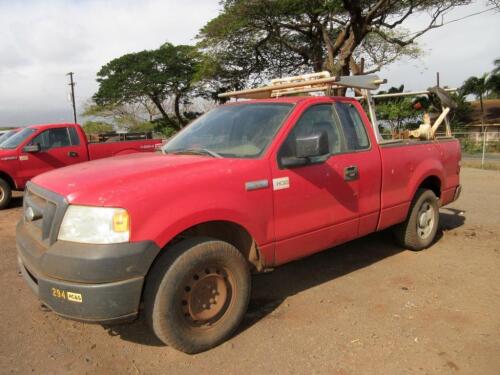 2008 FORD F150 4X4 PICKUP, 74,826 MILES, VIN/SERIAL:1FTRF14W18KC27840, W/TITLE, (HC&S No. 294)