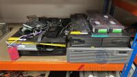 (Qty 4) APC units, Possible spares and repairs, to include spare batteries as pictured