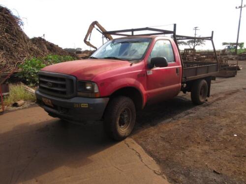 2002 FORD F250 3/4 TON 4X4 PICKUP, 66,338 MILES, VIN/SERIAL:1FTNF21L62EC92915, LICENSE:129MDG, W/TITLE, (HC&S No. 367)