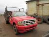 2003 FORD F350 4X4 FLATBED PICKUP, POWER STROKE V8 DIESEL, STICK SHIFT, VIN/SERIAL:1FDWF37P03EB95212, WITH COMPRESSOR, AND LIFT GATE, NO TITLE (BROKEN DASHBOARD), (HC&S No. 410) - 2