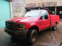 2003 FORD F350 UTILITY BED PICKUP, 114,334 MILES, VIN/SERIAL:1FTSF31L73ED88420, W/TITLE, (HC&S No. 404)