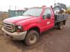 2002 FORD F350 1 TON 4X4 FLATBED PICKUP, WITH AUTO CRANE 2300, AND INGERSOLL RAND AIR COMPRESSOR, 219,692 MILES, VIN/SERIAL:1FTSF31S22EC86741, LICENSE:382MDJ, W/TITLE, (HC&S No. 421)