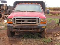 2000 FORD F350 1 TON 4X4 FLATBED STAKE BODY PICKUP, 112,454 MILES, VIN/SERIAL:1FDWF37S6YEB46723, W/TITLE, (TRUCK WON'T START), (NO KEYS), (STORAGE AREA), (HC&S No. 420)