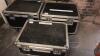 (Qty 3) Mobile flight cases