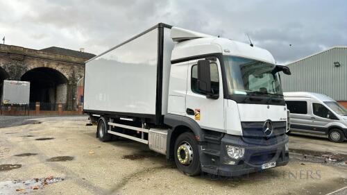 2017, Mercedes Actros 1824 sleeper cab with 25ft Demountable Box Body YD67KMG