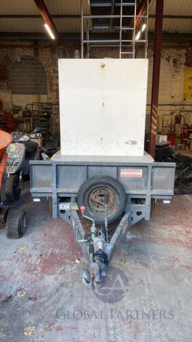 Trailer Mounted Generator with FG WILSON P25SP Generator on IFOR WILLIAMS Twin Axle Platform Trailer