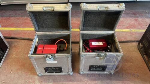 (Qty 2) Flight Case, Battery and NUMAX Battery Charger