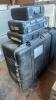 (Qty 6) Various Plastic Flight Cases/Boxes including 2x Mobile PELI Cases - 2