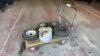 4 Wheel Cart, 2 New and 8 Used Spare Wheels