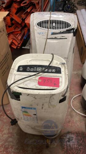2x Dehumidifiers comprising 1x IGLOO and 1x Unknown