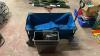 TIMBER RIDGE Fold Up 4 Wheel Trolley & 3 Waste Bins - 2