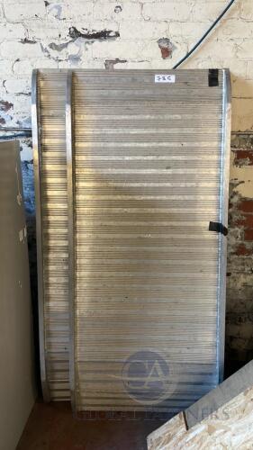 2x Aluminium Ramps; Dimensions: 1,900 x 750mm; 1,900 x 950mm