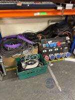 Quantity of Various Cable and Fuse board as lotted