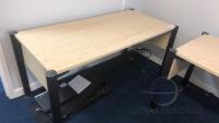 2 x Beech Desks