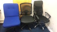 (Qty 3) Office chairs