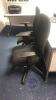 (Qty2) Black office chairs - 2