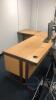 Curved Office desk with two drawer pedestal - 3