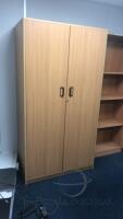 Double cupboard unit (no key)