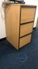 3 Drawer wooden filing cabinet - 2