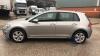 Volkswagen golf 1.6, diesel. VRM: RJ18YHK; Date of registration: June 2018; MOT: 01/06/24; Odometer reading: 98820 - 4