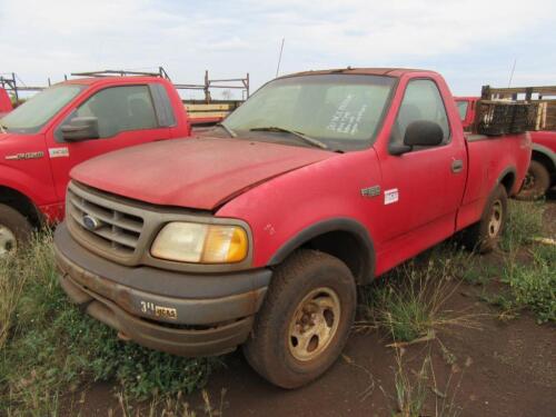 LOT OF (4) FORD F150 PICKUP TRUCKS, (1) 2008 FORD F150 4X4 PICKUP, VIN/SERIAL:1FTRF14W98KD86850, LICENSE:340MDF, (FIELD EQUIPMENT YARD), (HC&S No. 309) (1) FORD F150 4X4 PICKUP, VIN/SERIAL:1FTZF18211NB41312, (ENGINE SEIZED), (STORAGE AREA), (HC&S No. 311)