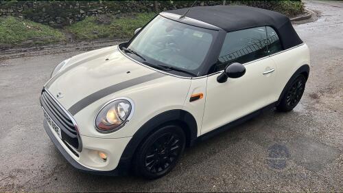 Mini Cooper Convertible 1.5L , Petrol, Automatic. Reg - BO66 BBE. Date of Registration: Dec 2016