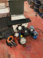 (Qty 7) Various Lights to include 4 x Arri Lights; 2 x Spot Lights and F&V HDR -300 Ring Light