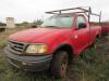 LOT OF OF (4) FORD F150 PICKUP TRUCKS, (1) FORD F150 4X4 PICKUP, (BROKEN TRANSMISSION) (HC&S No. 302) (1) 2002 FORD F150 1/2 TON 4X4 PICKUP, VIN/SERIAL:1FTRF18202NB40203, LICENSE:196MCX W/TITLE (BRAKES LOCKING) (HC&S No. 340) (1) FORD F150 PICKUP 4X4, VIN - 13