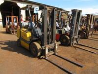 1994 YALE GLP050RF PROPANE FORKLIFT, 5000 LB. CAPACITY, 20,209 HRS, PNEUMATIC TIRES, VIN/SERIAL:N855770, (HC&S No. 611)