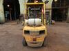 HYSTER H50XM PROPANE FORKLIFT, 4600 LB. CAPACITY, 7,084 HRS, PNEUMATIC TIRES, ( NEEDS BRAKES), VIN/SERIAL:H177B05726V, (HC&S No. 668) - 3