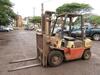 2001 NISSAN PJ02A25P PROPANE FORKLIFT, 6585 HRS, PNEUMATIC TIRES, (HC&S No. 640) - 2