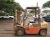 2001 NISSAN PJ02A25P PROPANE FORKLIFT, 6585 HRS, PNEUMATIC TIRES, (HC&S No. 640) - 3