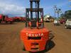 TOYOTA PROPANE FORKLIFT, 8,000LBS., PNEUMATIC TIRES, 8053 HRS., (BLOWN HEAD GASKET), (NO KEY), (HC&S No. 655) - 6