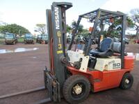 2004 NISSAN OPTIMUM FORKLIFT, 4,000LB CAPACITY, MODEL:PJ02A25PV, 12,899 HRS., VIN/SERIAL:PJ02-9H7322, (TORQUE CONVERTER LEAKING), (HC&S No.613)