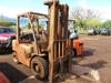 2006 NISSAN 60 MUGL02A30LV PROPANE FORKLIFT, 5,000LB CAPACITY, PNEUMATIC TIRES, (LEAKING HYDRAULIC HOSE), (HC&S No. 6910)