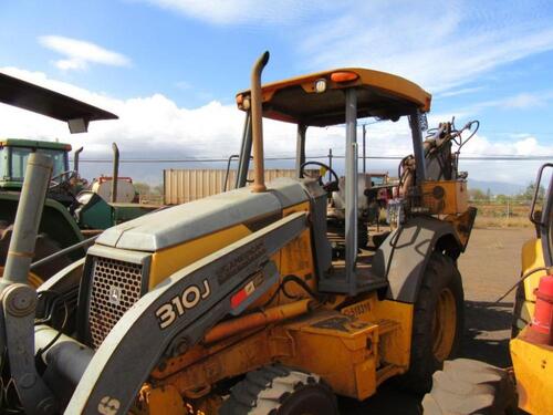 2008 JOHN DEERE 310J BACKHOE LOADER, 7,824 HRS., VIN/SERIAL:T0310JX149767, (HC&S No. 3376)