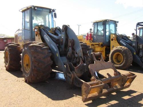 2011 JOHN DEERE 624K WHEEL LOADER, 12109 HRS., VIN/SERIAL:1DW624KPCA0633527, (HC&S No. 3319)